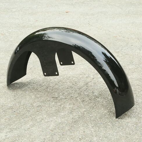 XMT-MOTO Black 26" Front Fender For Harley Custom Bagger Touring FLHT FLHX FLHR FLTR 1997-2013,Painted Black in Saudi Arabia