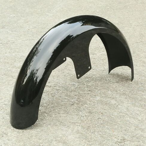 XMT-MOTO Black 26" Front Fender For Harley Custom Bagger Touring FLHT FLHX FLHR FLTR 1997-2013,Painted Black in Saudi Arabia