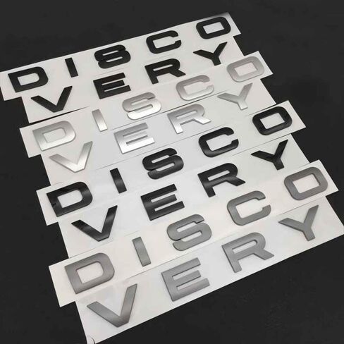 شارة Emblems للسيارات لاكتشاف Land Rover/Discovery Sport ، 1PCS DIY شارة الديكور هود هود هيئة الحصرية ملصقات التعديل الذاتي لاستخدام التعديل الذاتي ، أسود مشرق in Saudi Arabia