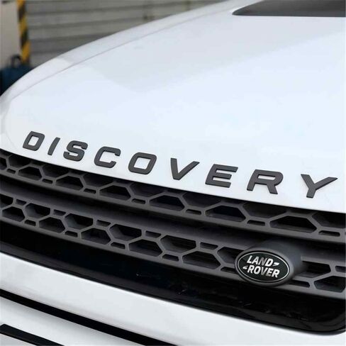 شارة Emblems للسيارات لاكتشاف Land Rover/Discovery Sport ، 1PCS DIY شارة الديكور هود هود هيئة الحصرية ملصقات التعديل الذاتي لاستخدام التعديل الذاتي ، أسود مشرق in Saudi Arabia