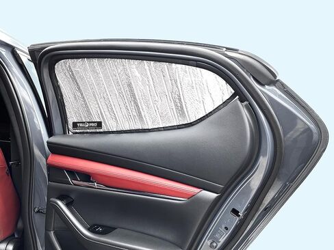 Side Window Rear Seat 2nd Row Sunshade Custom Fit for 2019 2020 2021 2022 2023 2024 2025 Mazda Mazda3 Hatchback, UV Reflector Sun Protection Accessories (Set of 2) in Saudi Arabia