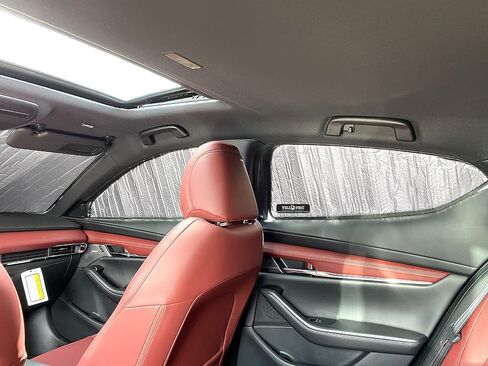 Side Window Rear Seat 2nd Row Sunshade Custom Fit for 2019 2020 2021 2022 2023 2024 2025 Mazda Mazda3 Hatchback, UV Reflector Sun Protection Accessories (Set of 2) in Saudi Arabia