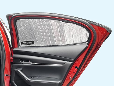 Side Window Rear Seat 2nd Row Sunshade Custom Fit for 2019 2020 2021 2022 2023 2024 2025 Mazda Mazda3 Hatchback, UV Reflector Sun Protection Accessories (Set of 2) in Saudi Arabia