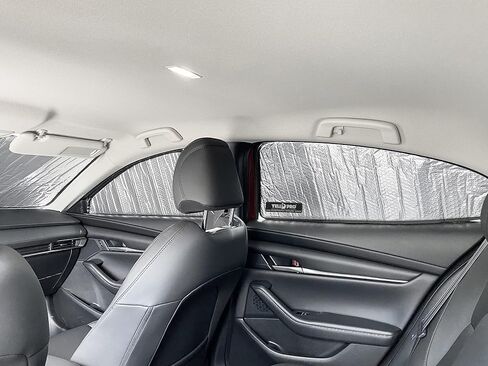 Side Window Rear Seat 2nd Row Sunshade Custom Fit for 2019 2020 2021 2022 2023 2024 2025 Mazda Mazda3 Hatchback, UV Reflector Sun Protection Accessories (Set of 2) in Saudi Arabia