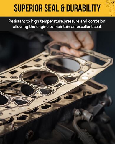 حشية رأس KAC Head ، حشية رأس أسطوانة المحرك من عام 1998-2004 Frontier ، 2001-2004 XTERRA 2.4L SUPETIVE PRESSIVE GASKET HS26171PT-1 ، HS26171PT-2 ، ES72231 in Saudi Arabia