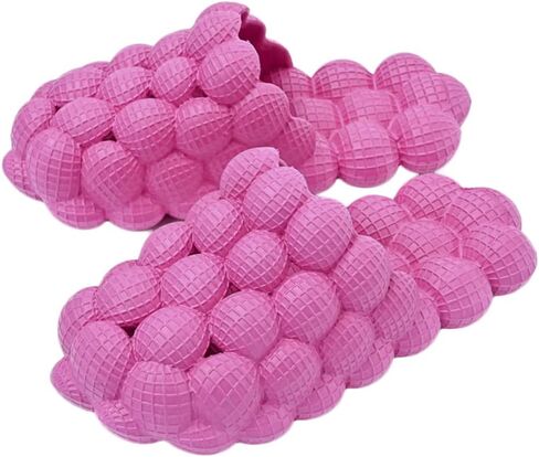 Rojeam House Slippers for Women and Men EVA Shower Shoes Massage Bubble Slides Bathroom Sandals in Kuwait