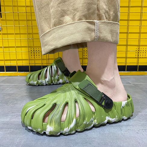 Optigard Monstera Slippers for Women and Men,Monstera EVA Thick Sole Pillow Slippers,Non Slip Quick Drying Breathable Beach Monstera Slides in Kuwait