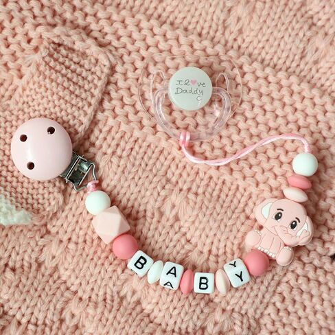 SCOM 3 Pcs Reborn Baby Doll Accessories Set - Magnetic Pacifiers & Baby Bottles with Silicone Pacifier Clips for Reborn Dolls Boys & Girls for Doll Lovers in Kuwait