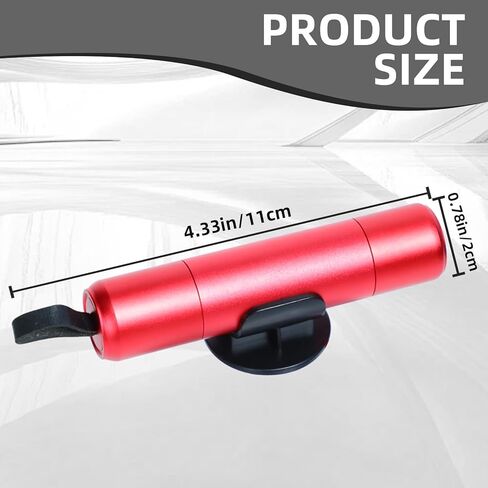2 PCS Window Breaker Cutter ، أدوات كسر نافذة السيارات ، قاطعات زجاجية للطوارئ ، إكسسوارات أدوات نافذة السيارات (أسود ، أحمر) in Kuwait