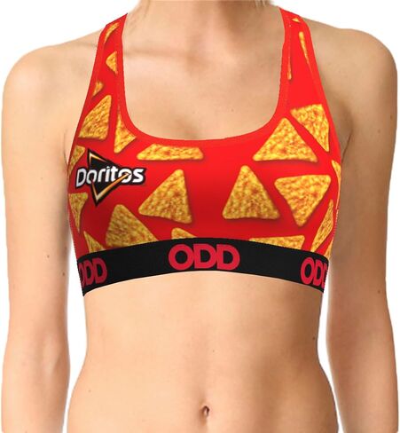 Odd Sox, Women's Fun Candy & Snackfood Sport Bra, Assorted Styles in Saudi Arabia