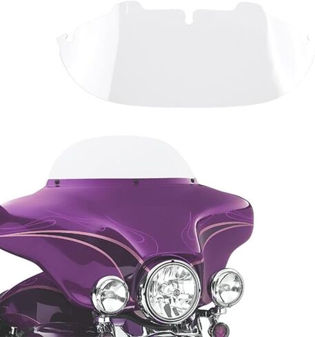 7 "الزجاج الأمامي الصافي متوافق مع 1996-2013 Harley Davidson Touring Electra Glide Street Glide Flht Flhtcu Ultra Classic Glide Flhx Flhtk Tri Glide 96-13 in Saudi Arabia