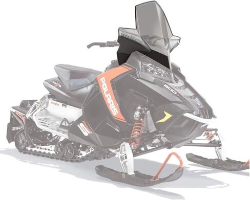 Polaris Snowmobile Extra Tall Windshield - Smoke in Saudi Arabia