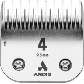 Andis 72610 Ultra Edge Dog Clipper Blade – Made from High-Carbon Steel with Extended Edge Life, Includes Size-7 Skip Tooth, Harder Cutting Surface with Sharp Edge - 1/8-Inch Cut Length, Chrome in Kuwait