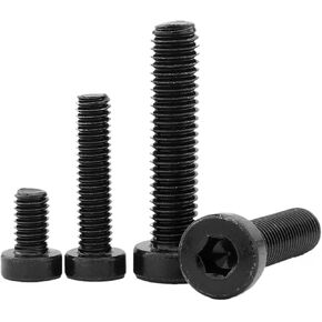 Thin Low Short Profile Hex Socket Screw Set with Hex Socket - M3 M4 M10 M12 - Grade 12.9 Carbon Steel Allen Screws for Durable Fixing (10mm, M6 10pcs) in Kuwait