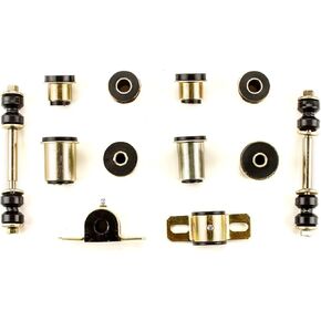 ZORZA Black Poly Front End Suspension Bushings Set Polyurethane Steel Bushing Mounting Hardware for Pontiac for Firebird 1970-1973 Kit-Kit or Single Part BPFESBSF11PF in Kuwait