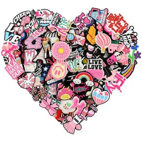 Cheerleading Shoe Charms bulk Cute PVC Bulk Shoe Decoration Charms,Charms for Shoes Plastic Sandals Charm DIY Girls Party gifts(50-100) in Kuwait