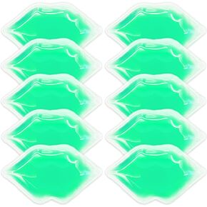 Soothing Lip Gel Ice Pack - Reusable Cooling Gel Pads for Lip Comfort & Swelling Relief, Portable Design for On-The-Go Use (Blue) in Saudi Arabia