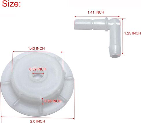 2 Pcs Coolant Reservoir Caps, Plastic Antifreeze Coolant Tank Caps Compatible with Acura Accord Civic Replace Part Number 19102-PM5-A00 19106-RNA-A48 in Saudi Arabia