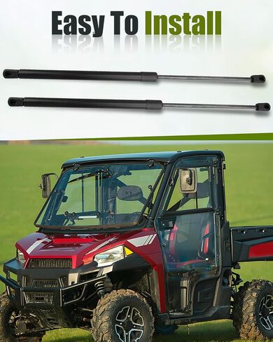 C16-32076 Front Window Lift Support Gas Shock Strut Fit for Polaris Ranger 2013-2025 Replace 2207158 7043889(2PCS) in Saudi Arabia