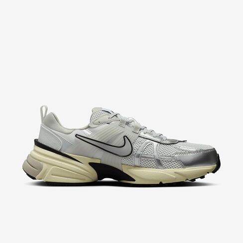 Nike V2K Run Shoes (HJ4497-100 ، Summit White/Pure Platinum/Light Iron Ore) Size 8.5 in Saudi Arabia