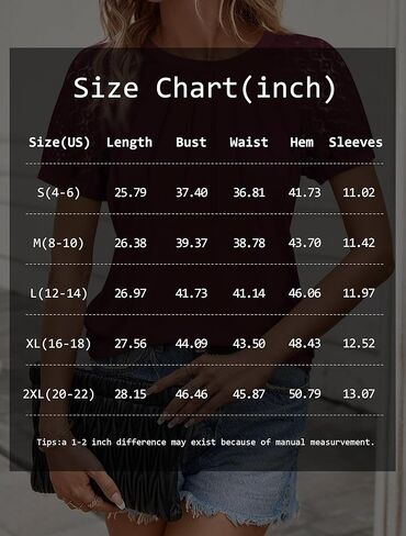 ATHMILE Womens Tshirts Trendy Fashion Tops Lace Short Sleeve Business Tee Shirts Casual Knitted Blouses Summer Outfits 2025 in Kuwait