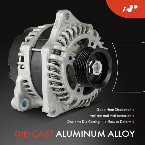 A-Premium Alternator Compatible with Ford Explorer 2014/2016-2019, 3.5L, 12V 230A 6-Groove Pulley Clockwise in Saudi Arabia