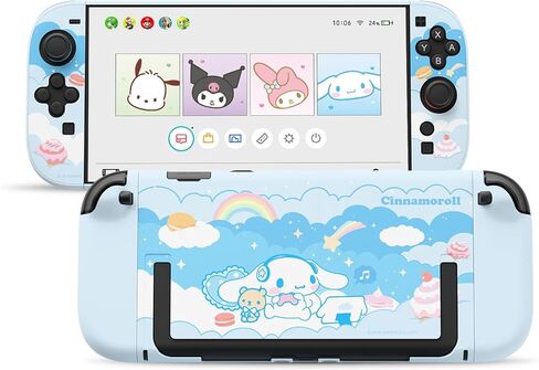 Switch Protective Case for Switch OLED,Kawaii Cartoon Protective Shell,Hard PC Slim Cover Case Compatible with Nintendo Switch OLED Console and Joy Con in Kuwait