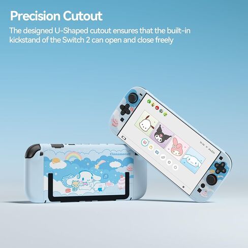 Switch Protective Case for Switch OLED,Kawaii Cartoon Protective Shell,Hard PC Slim Cover Case Compatible with Nintendo Switch OLED Console and Joy Con in Kuwait