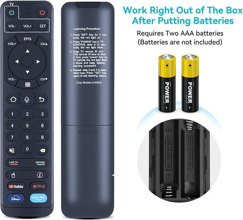 جهاز التحكم عن بعد الصوتي البديل V2 Pro الجديد مناسب لـ vSeeBox V1 Pro / V2 Pro/Elite/ V1 Max in Saudi Arabia