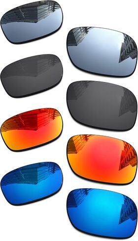 عدسات استبدال 1.6 ملم مستقطبة لخلايا الوقود Oakley OO9096 60 مم نظارة شمسية ، حماية للأشعة فوق البنفسجية ، عدسة مرآة داكنة ، أجزاء ومجموعة in Saudi Arabia