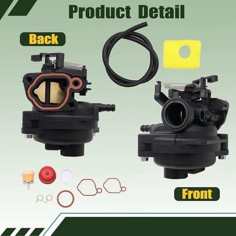 Secosautoparts 799583 MOWN MOWN MOWER CARBRETOR CARB KIT 961450035 96145002600 ENCOMPATION مع HUSQVARNA LC221AH LC221A LC121P LC221FHE HU625AWD HU675HWT HU550FH جزازة in Saudi Arabia