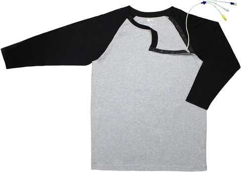 Kids Raglan Chemo Port Access Tee Shirt in Kuwait