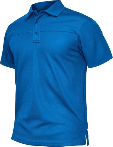 Tacvasen Men Men Short Sleeve Polo Derts Tactical UPF 50+ Performance Collared Dry Fit Shirt Golf Moisture Wicking Polos in Kuwait