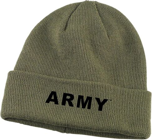 U.S. Army Officially Licensed Embroidered Beanie Cap - Olive Green in Saudi Arabia
