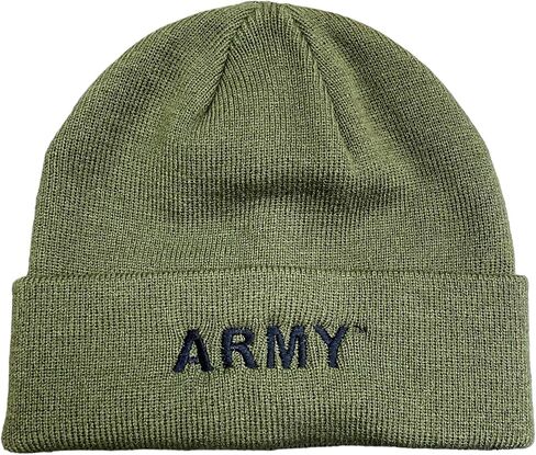 U.S. Army Officially Licensed Embroidered Beanie Cap - Olive Green in Saudi Arabia