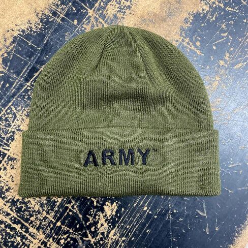 U.S. Army Officially Licensed Embroidered Beanie Cap - Olive Green in Saudi Arabia