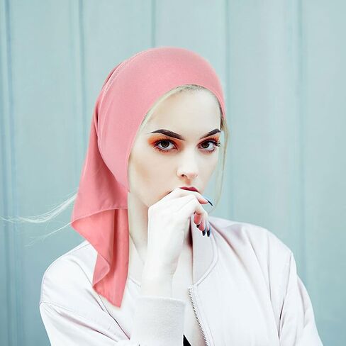 قبعة نوم كيميائية للنساء ، لف لف العملة القبعة المسلمة حجاب قبعة قبعة قبعة رأس رأس كيميائي ناعم in Saudi Arabia
