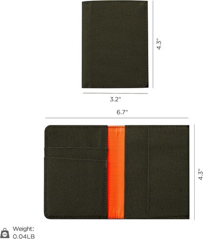 Alpaka Ark Bifold Wallet Green Axoflux 300D: RFID حماية من سرقة الهوية ، تصميم مضغوط يحمل 8-10 بطاقات ، فتحة نقدية مخصصة ، تصميم رأسي نحيف ، مثالي للاستخدام اليومي أو السفر in Saudi Arabia