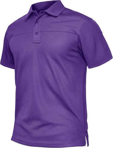 Tacvasen Men Men Short Sleeve Polo Derts Tactical UPF 50+ Performance Collared Dry Fit Shirt Golf Moisture Wicking Polos in Kuwait