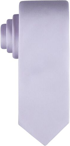 Calvin Klein Mens Unison Solid Tie Lilac Purple Necktie in Saudi Arabia