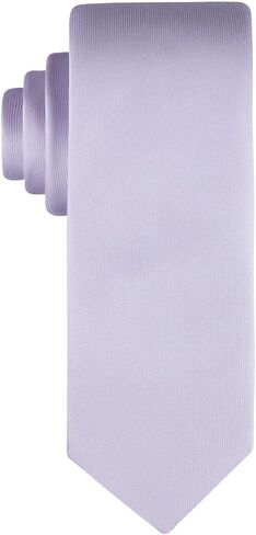 Calvin Klein Mens Unison Solid Tie Lilac Purple Necktie in Saudi Arabia
