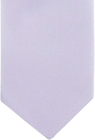 Calvin Klein Mens Unison Solid Tie Lilac Purple Necktie in Saudi Arabia