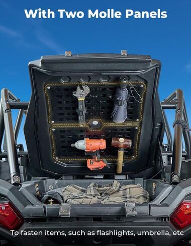 KEMIMOTO 2024/2025+ XP 1000 Trunk Bed Enclosure Compatible with 2024 2025+ Polaris RZR XP 1000/4 Storage Enclosure Trunk UTV PP Material in Saudi Arabia