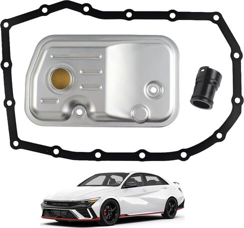 Automatic transmission Oil Filter with Gasket Kit Compatible With Hyundai Accent 2019-2023 Elantra L4 2.0L Venue Kia Forte L4 2.0L Kia Rio Replaces 0440450 48148-2H000 481482H000 in Saudi Arabia