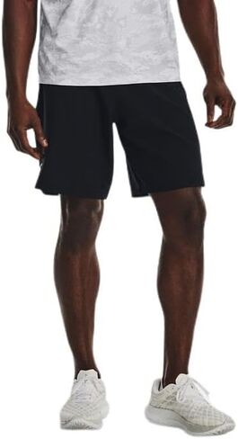 Under Armour Men's UA Speedpocket 9'' Shorts 1376998 (US, Alpha, Large, Regular, Regular, Black/Reflective - 001) in Saudi Arabia