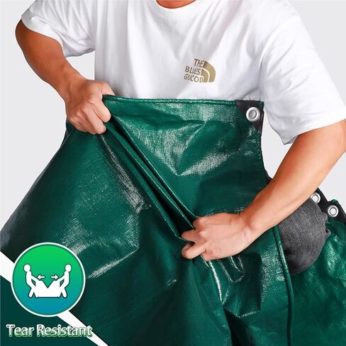 Green Heavy Duty Tarp 10x12 Feet, 12 Mil Thick Waterproof Poly Tarps Cover UV Resistant, Rip & Tear Proof with Metal Grommets Every 20 Inche in Kuwait