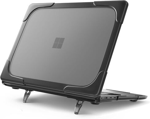 Heavy Duty Case for 13.8 inch Microsoft Surface Laptop 2024 (7th Edition) Shockproof Hard Shell Matte Translucent Anti-Fingerprint Protective Cover with TPU-Covered Edge (Pink) in Kuwait