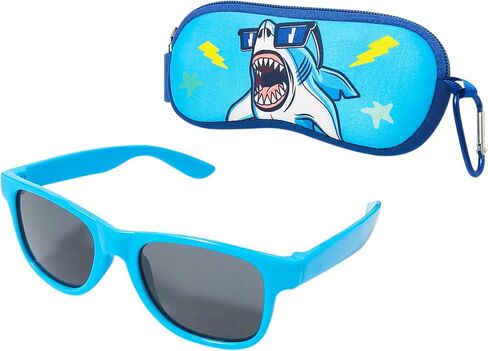 LUV HER Kids Sunglasses & Case Set – Boys Sunglasses UV Protection – Cool Theme in Saudi Arabia