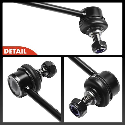 A-Premium 2 X REAL SWAY BAR LINKS BAR BAR ، متوافقة مع Toyota Camry 1992-2001 ، Avalon 1995-2004 ، Solara 1999-2003 & Lexus ES300 1992-2001 ، RX300 1999-2003 in Saudi Arabia
