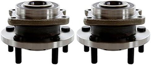 AutoShack Front Wheel Hub Bearing Pair of 2 Driver and Passenger Side Replacement for 2007-2010 Chrysler Sebring 2011-2014 Chrysler 200 2008-2014 Dodge Avenger V6 AWD FWD 5-Lug HB613265PR in Saudi Arabia